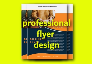 I will design a professional and unique flyer or brochure for your business