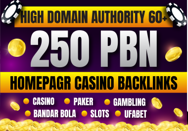 Rank your website with 250 Strong PBN,  Togel Singapore,  Casino,  UFAbet,  Gambling,  Poker,  Slot