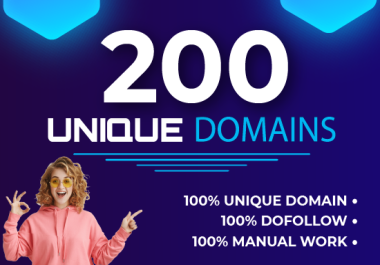 I will do 200 unique domains SEO dofollow blog comments backlinks