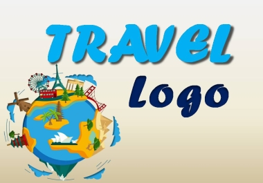 I will design a premium travel logo with unlimited revisions