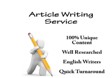 I will write a unique seo friendly article on the topic of your choice