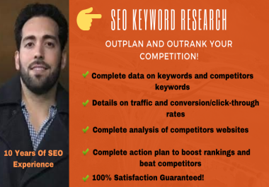 I will research best SEO keywords for your website for best google rankings