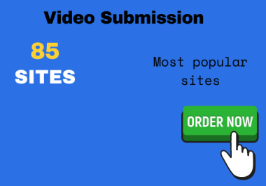 I will do manually video submission and see to top ranked 100 sites