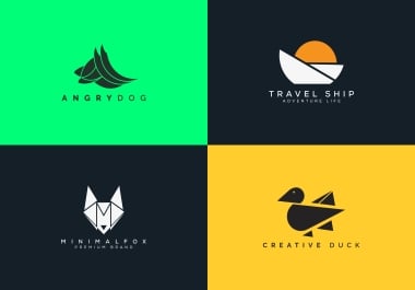 I will design 2 memorable modern minimalist business logo design