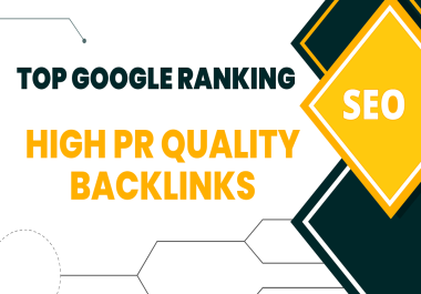 GET Google 1st Page Ranking Service for Manually SEO Backlinks Premium Link Building Service