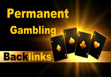 Top ranking SEO Backlinks for Casino/Gambling /Betting/ Poker on High DA Websites skyrocket