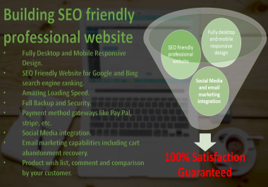 Create a Responsive and SEO friendly professional website
