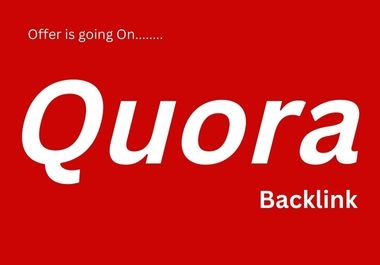 25 High Quality backlinks Niche Relevant Quora Answers