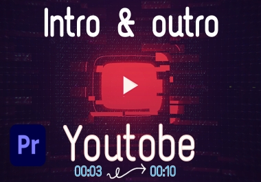 I will make Intro YouTube for you