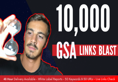 10,000 GSA Ser Quality Backlinks Blast
