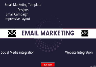 I will make Email Marketing Template for your Business