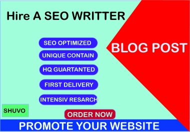 I will do 25 Blog Post Write for your Website