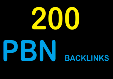 Create 200 powerful high DA/DR Homepage PBN backlinks