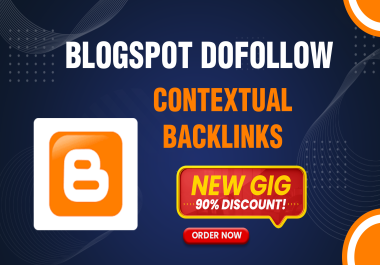 50 blogspot contextual dofollow seo backlinks