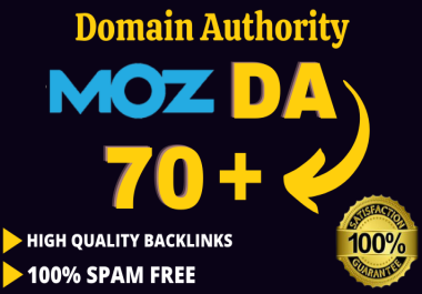 I will Boost Moz DA Domain Authority 50