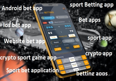Build sport betting app, crypto sport app, crypto sport website and sport betting app