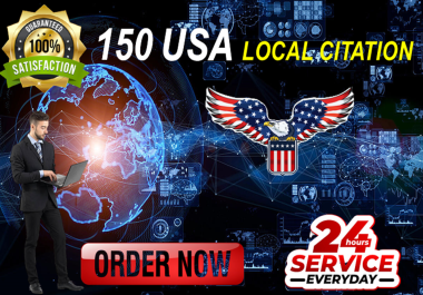 Skyrocket your GMB ranking with 150 high-authority USA local citations and directories