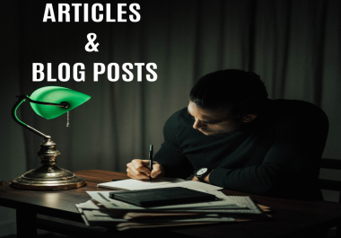 I will write compelling posts and blog content for you