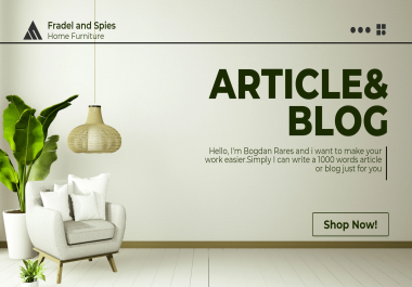 I will write a 1000 words blog post for you