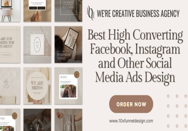 I will Design High Converting Premium Facebook Ads Design