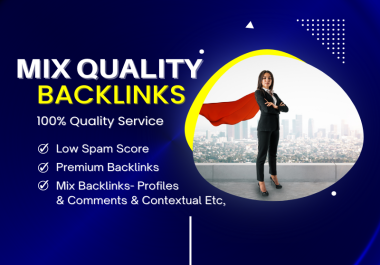 I Will Create All 20 Best Quality Mix Backlinks With Excel Report