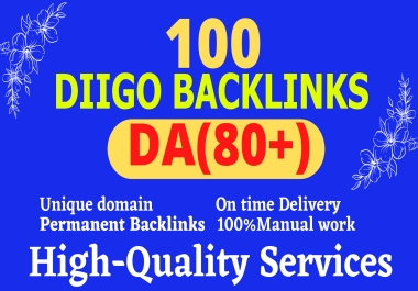 Create a 100 diigo & profile backlinks