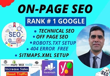 I will do On-page SEO to increase Organic Traffic