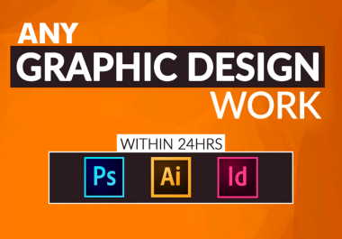 I will be your expert graphic designer