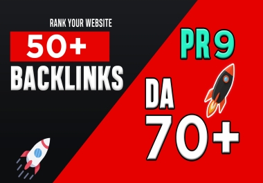 Domain Authority 70+ Backlinks for Higher Website Rankings Google SEO