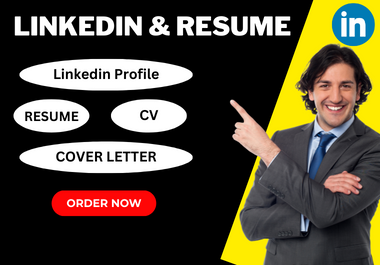 I will provide professional resume cover letter writing and linkedin Optimization services