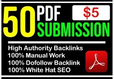Manually Optimized 55+ Dofollow PDF Backlinks Submission