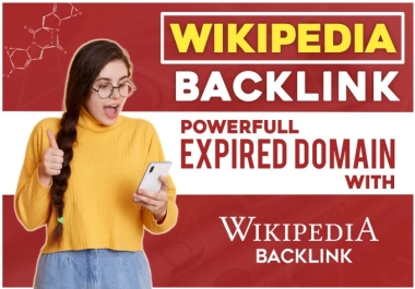 I will find an expired domain with backlink from wikipedia