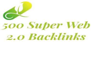 I Will Build You 500 Web 2.0 Backlinks