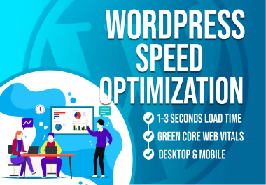 I will increase wordpress speed optimization for gtmetrix,  page speed