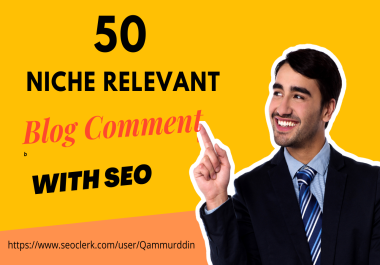 Nofollow niche blog comments backlinks service