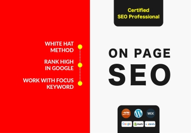 I will be an advanced On-page seo expert & do optimization for Wordpress website