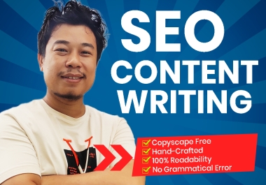 Write 1000 Words SEO Optimized Article and Blog Post