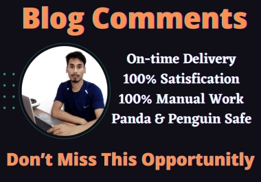 I will submit 50 blog comments backlinks on low OBL sites
