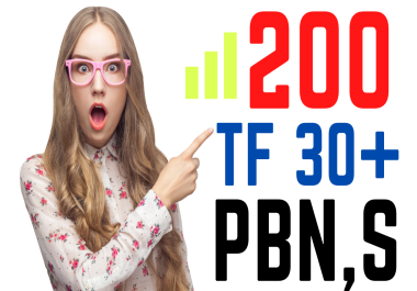 I will do high tf 30 dofollow PBNs backlinks for off page seo