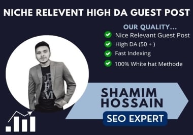 I will provide high-quality do follow backlinks via guest posts for boosting your rank
