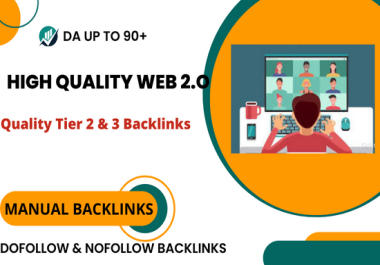 I will assemble 50 manual web 2 0 dofollow backlinks 