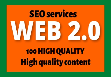 100 high quality web2.0 backlinks