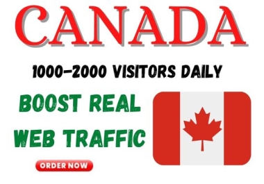 Daily 1000 CANADA Real Web Traffic