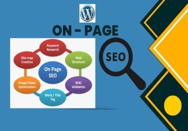 I will do on site seo optimization to website for rank high