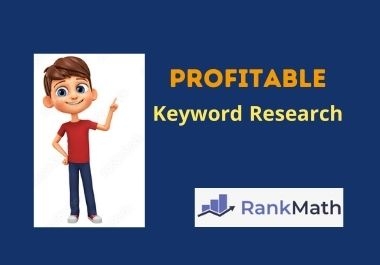 I will do best profitable Keyword Research to rank your website