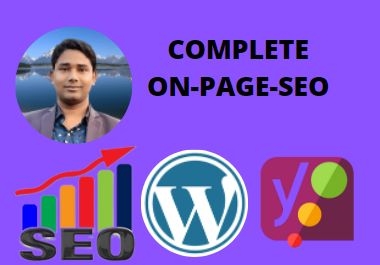 I will do complete on-page seo with yoast wordpress website