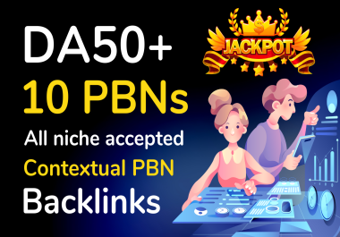 I will Build 10 High PA DA HomePage PBN Contextual Backlinks - Dofollow Quality PBN Links