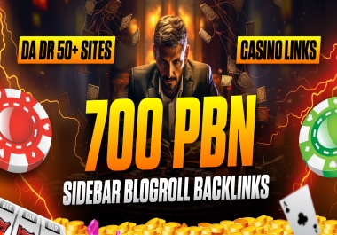 700 PBN DA 70 to 50 Homepage sidebar,  footer Betting,  UFABAT website backlinks