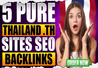 Thailand 5 High-Quality SEO comment Backlinks. TH domains for Optimizing Your websites