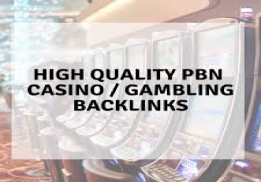 I will Make 30 Betting/Judi Bola/Casino/Poker Homepage sticky sidebar and Unique PBN backlinks